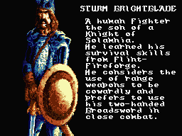 Heroes of The Lance screenshot 5 for MSX2